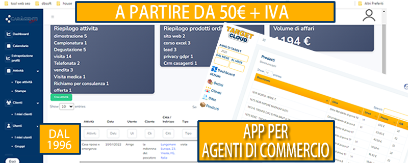 app per agenti di commercio